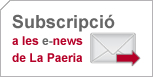 Subscripci&oacute; a les e-news de Paeria