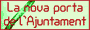 La nova porta de l'Ajuntament