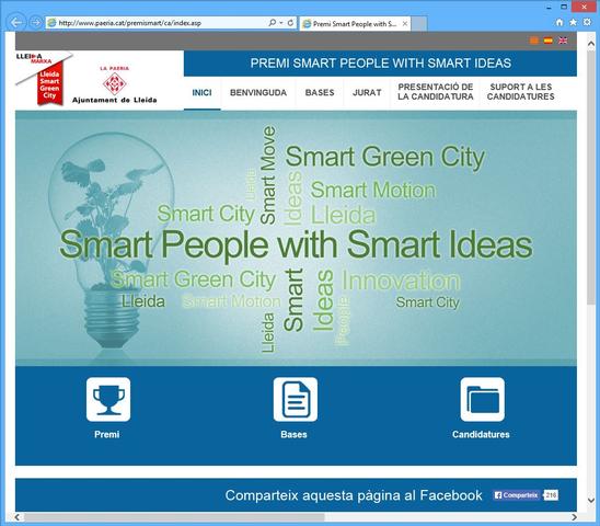 "Premi Smart People with Smart Ideas" 