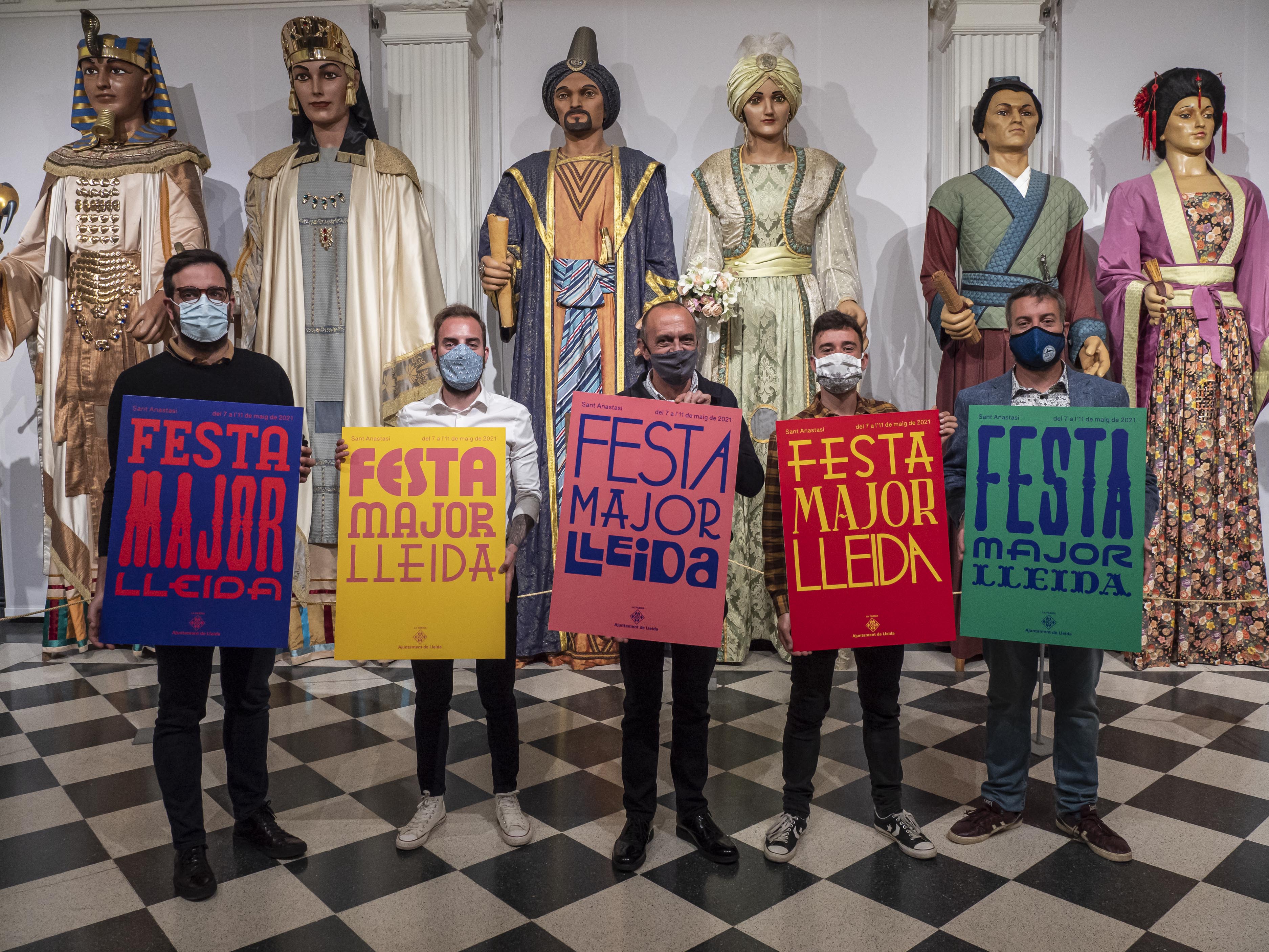 El paer en cap, Miquel Pueyo, i el regidor de Joventut, Festes i Tradicions, Ignasi Amor, han presentat aquest dimarts la programació de la Festa Major de Lleida que se celebrarà del 7 a l’11 de maig
