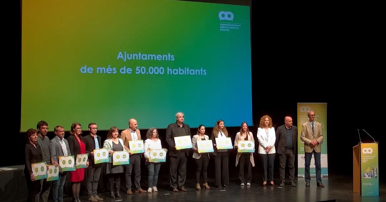 L'Ajuntament de Lleida ha obtingut el segon lloc en la categoria d'ajuntaments de més de 50.000 habitants.