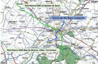 L’Ajuntament de Lleida desenvoluparà un projecte en els propers 4 anys que permetrà crear senders urbans per travessar la ciutat d’un extrem a l’altre per zones ombrejades i espais verds