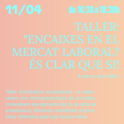 Xerrada d'ocupació 11 d'abril.