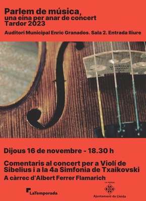 <bound method DexterityContent.Title of <Event at /fs-paeria/paeria/ca/actualitat/agenda/conferencia-concert-per-a-violi-de-sibelius-simfonia-num-4-txaikovski-a-carrec-dalbert-ferrer-flamarich>>.