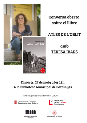 <bound method DexterityContent.Title of <Event at /fs-paeria/paeria/ca/actualitat/agenda/conversa-oberta-amb-lautora-teresa-ibars>>.