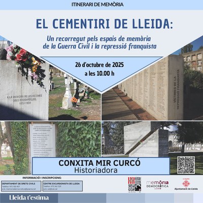 <bound method DexterityContent.Title of <Event at /fs-paeria/paeria/ca/actualitat/agenda/el-cementiri-de-lleida-un-recorregut-pels-espais-de-memoria-de-la-guerra-civil-i-la-repressio-fanquista>>.