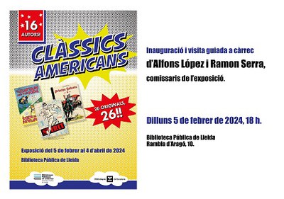 <bound method DexterityContent.Title of <Event at /fs-paeria/paeria/ca/actualitat/agenda/inauguracio-de-l2019exposicio-classics-americans>>.