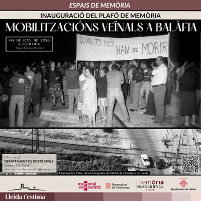 <bound method DexterityContent.Title of <Event at /fs-paeria/paeria/ca/actualitat/agenda/inauguracio-del-plafo-de-memoria-201cmobilitzacions-veinals-a-balafia201d>>.