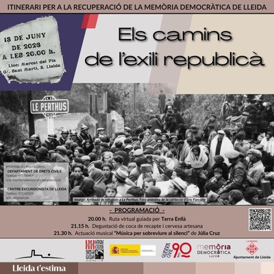 <bound method DexterityContent.Title of <Event at /fs-paeria/paeria/ca/actualitat/agenda/itinerari_els-camins-de-l2019exili-republica>>.