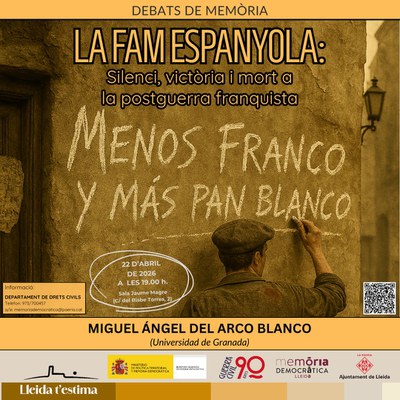 <bound method DexterityContent.Title of <Event at /fs-paeria/paeria/ca/actualitat/agenda/la-fam-espanyola-silenci-victoria-i-mort-a-la-postguerra-franquista>>.