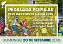 Pedalada popular pels carrers de Lleida 2026