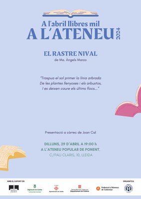 <bound method DexterityContent.Title of <Event at /fs-paeria/paeria/ca/actualitat/agenda/presentacio-del-llibre-el-rastre-nival-1>>.