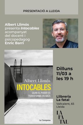 <bound method DexterityContent.Title of <Event at /fs-paeria/paeria/ca/actualitat/agenda/presentacio-del-llibre-intocables>>.