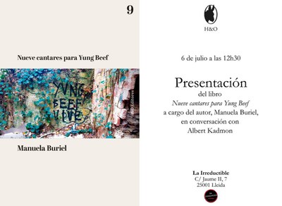 <bound method DexterityContent.Title of <Event at /fs-paeria/paeria/ca/actualitat/agenda/presentacio-del-llibre-nueve-cantares-para-yung-beef>>.