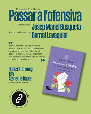 <bound method DexterityContent.Title of <Event at /fs-paeria/paeria/ca/actualitat/agenda/presentacio-del-llibre-passar-a-lofensiva>>.