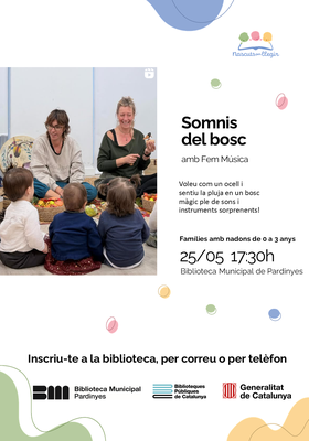 <bound method DexterityContent.Title of <Event at /fs-paeria/paeria/ca/actualitat/agenda/somnis-del-bosc-amb-fem-musica>>.