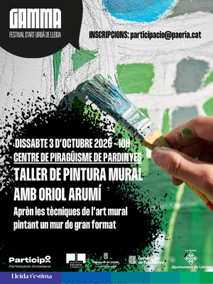 <bound method DexterityContent.Title of <Event at /fs-paeria/paeria/ca/actualitat/agenda/taller-de-pintura-mural-amb-oriol-arumi>>.