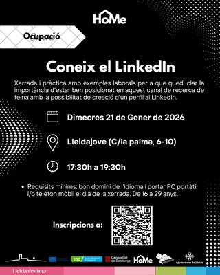 <bound method DexterityContent.Title of <Event at /fs-paeria/paeria/ca/actualitat/agenda/taller-xerrada-coneix-el-linkedin>>.
