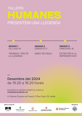 <bound method DexterityContent.Title of <Event at /fs-paeria/paeria/ca/actualitat/agenda/tallers-humanes-presentem-una-llegenda>>.