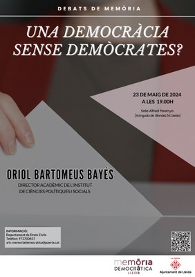 <bound method DexterityContent.Title of <Event at /fs-paeria/paeria/ca/actualitat/agenda/una-democracia-sense-democrates>>.