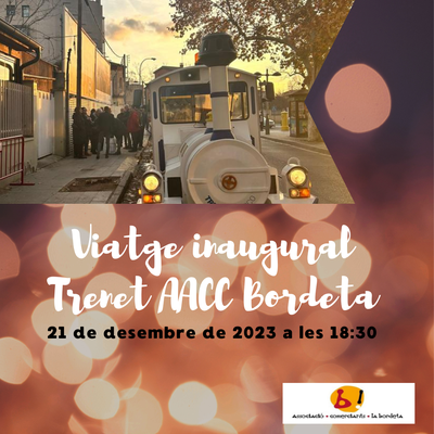 <bound method DexterityContent.Title of <Event at /fs-paeria/paeria/ca/actualitat/agenda/viatge-inaugural-trenet-la-bordeta>>.