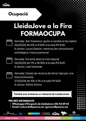 <bound method DexterityContent.Title of <Event at /fs-paeria/paeria/ca/actualitat/agenda/xerrades-lleidajove-a-fira-formaocupa>>.