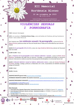 <bound method DexterityContent.Title of <Event at /fs-paeria/paeria/ca/actualitat/agenda/xii-memorial-hortensia-alonso-violencies-sexuals-i-pornografia>>.