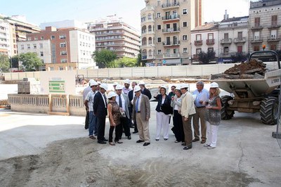 Les obres avancen d'acord amb el ritme previst.