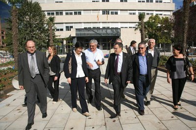 L'alcalde ha comprovat sobre el terreny l'estat dels treballs..