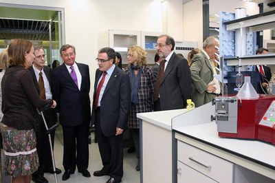 Les autoritats han visitat a les instal·lacions i els laboratoris d'INNOPAN a Gardeny..