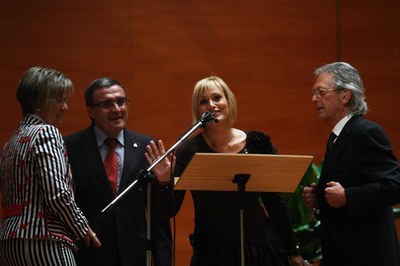 Ainhoa Arteta ha pronunciat part del seu discurs d'agraïment en català..