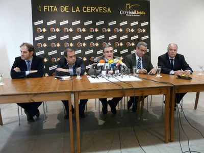 Moment de la presentació de la primera edició de la Fira.
