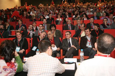 Àngel Ros en un moment de la cloenda del congrés.