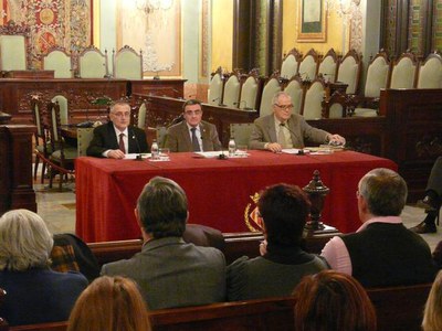 Un moment de l'acte d'entrega del 13è Premi Batec.