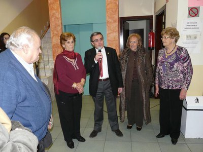 L'alcalde ha felicitat el nadal a tots els presents.