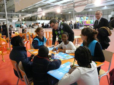 Ros amb l'Unicef al Cucalòcum.