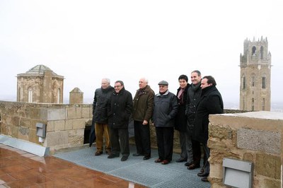 El balcó mirador de la Suda permet una vista panoràmica de la ciutat..