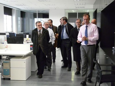 Durant la trobada han visitat les instal·lacions de diverses empreses ubicades al Parc.