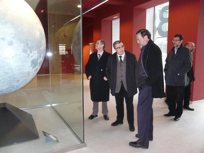 Francisco Gracia s'ha quedat sorprès amb les instal·lacions.