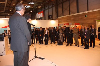 Un aspecte de la presentació de Lleida a Fitur..