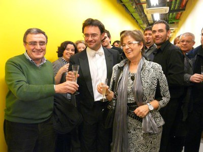 Alfons Reverté, director de l'orquestra, s'ha mostrat molt il·lusionat i satisfet.