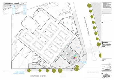 Plànol actuació Mercat Ronda-Fleming..