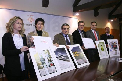 L'alcalde de Lleida ha presidit la presentació de la nova campanya institucional..