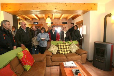 Un aspecte de l'interior de l'habitatge visitat..