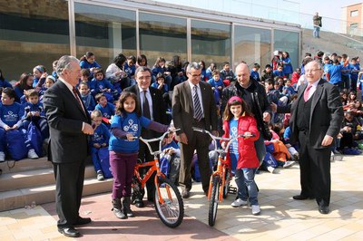 Entre les activitats infantils organitzades, s'han sortejat dues bicicletes.