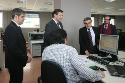 L'empresa Indra a Lleida compta amb 130 treballadors..