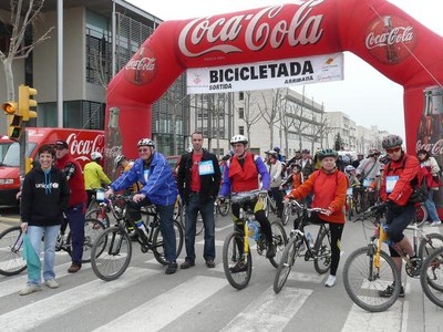 La pedalada, en el moment de la sortida.