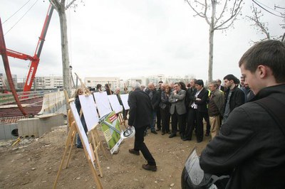 El nou pas serà el novè sobre el riu en el seu tram urbà.