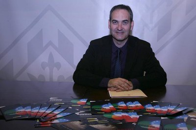 2. Josep Presseguer en la roda de premsa..