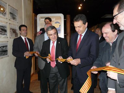 Moment de la inauguració del Centre d'Interpretació.